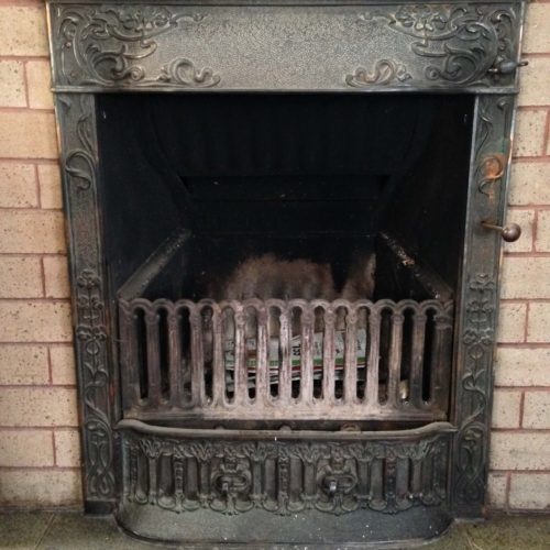 pocket coal burner fireplace