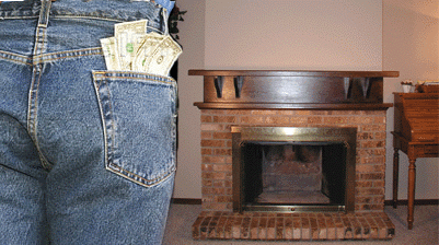 What if your gas log fireplace sucked money out of your wallet?