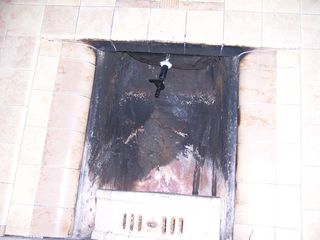 How do I size up a coal burning fireplace with no damper for a Chimney Balloon plug?