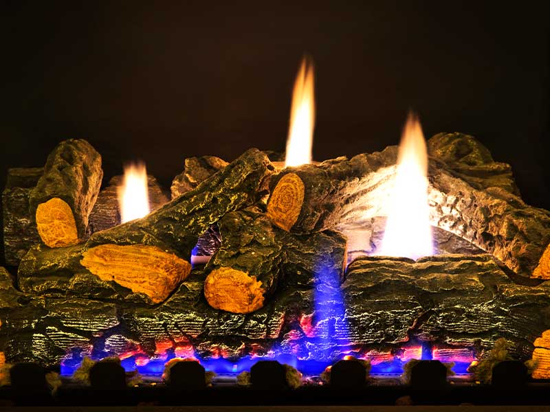 I have no fireplace damper and I want to heat with ventless gas logs.
